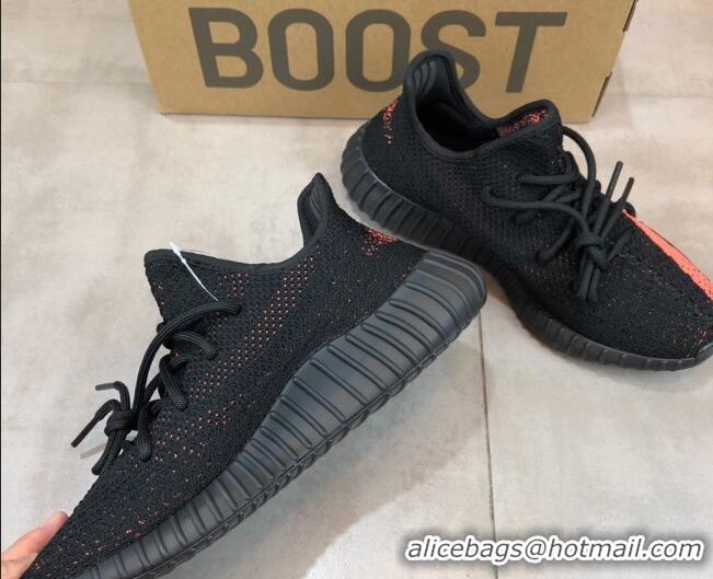 Luxury Discount Adidas Yeezy Boost 350 V2 Sneakers 'Black/Red' 042050