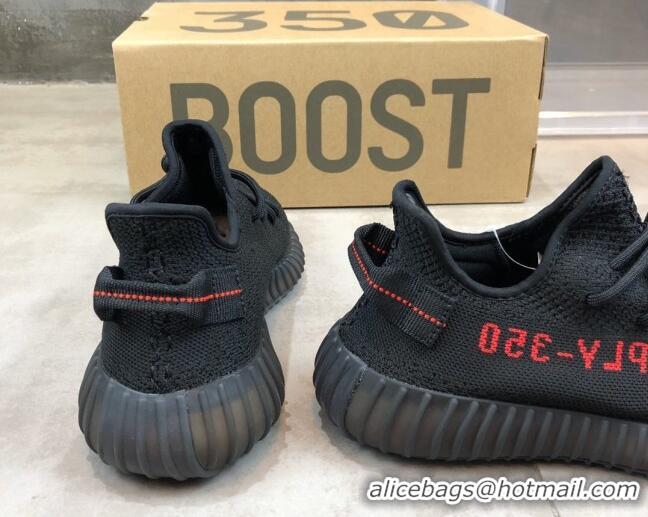 Luxury Adidas Yeezy Boost 350 V2 Sneakers 'BRed' Black/Red 042051