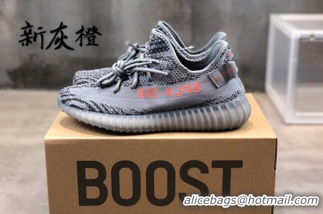 Unique Style Adidas Yeezy Boost 350 V2 Sneakers Grey/Orange 042053