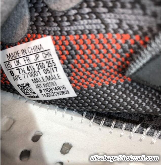 Unique Style Adidas Yeezy Boost 350 V2 Sneakers Grey/Orange 042053