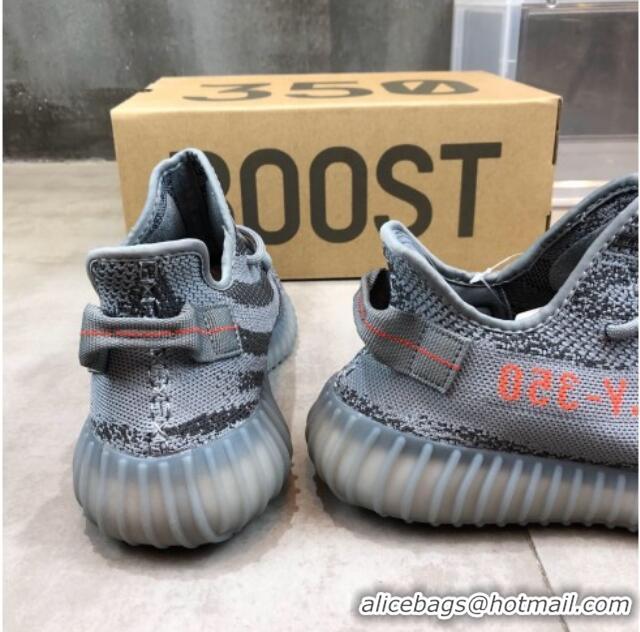 Unique Style Adidas Yeezy Boost 350 V2 Sneakers Grey/Orange 042053