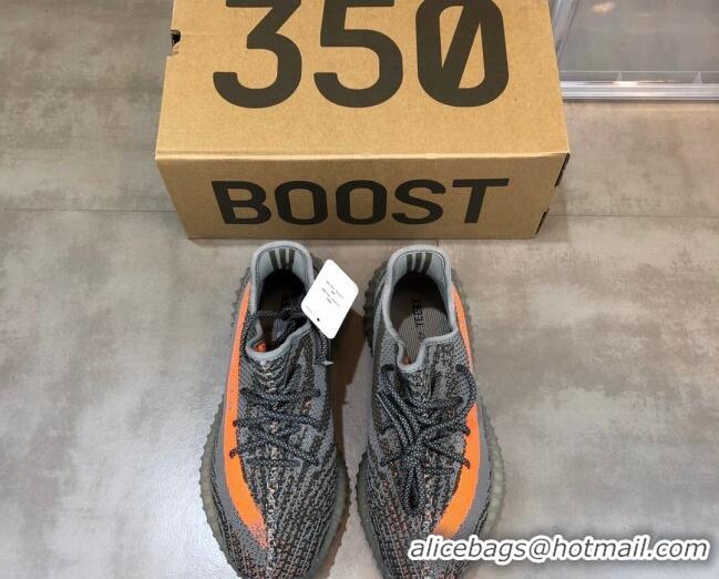 Sophisticated Adidas Yeezy Boost 350 V2 Sneakers Grey/Orange 042055