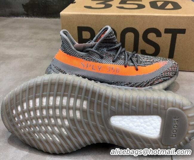 Sophisticated Adidas Yeezy Boost 350 V2 Sneakers Grey/Orange 042055