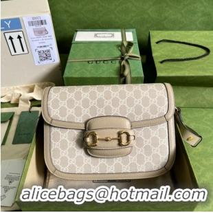 Good Quality Gucci Horsebit 1955 shoulder bag 602204 Beige