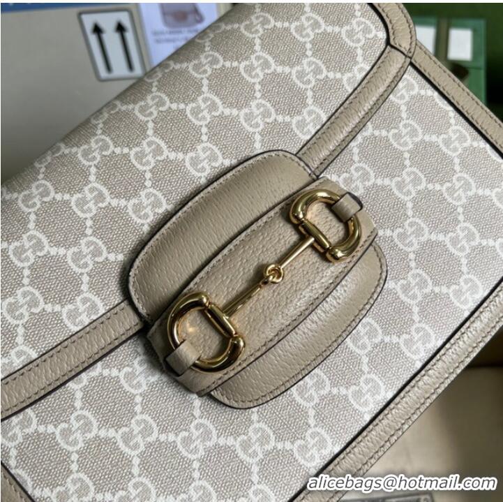 Good Quality Gucci Horsebit 1955 shoulder bag 602204 Beige