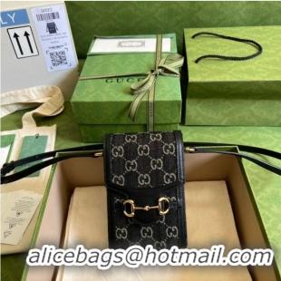 Buy Cheap Gucci Horsebit 1955 mini bag 625615 black