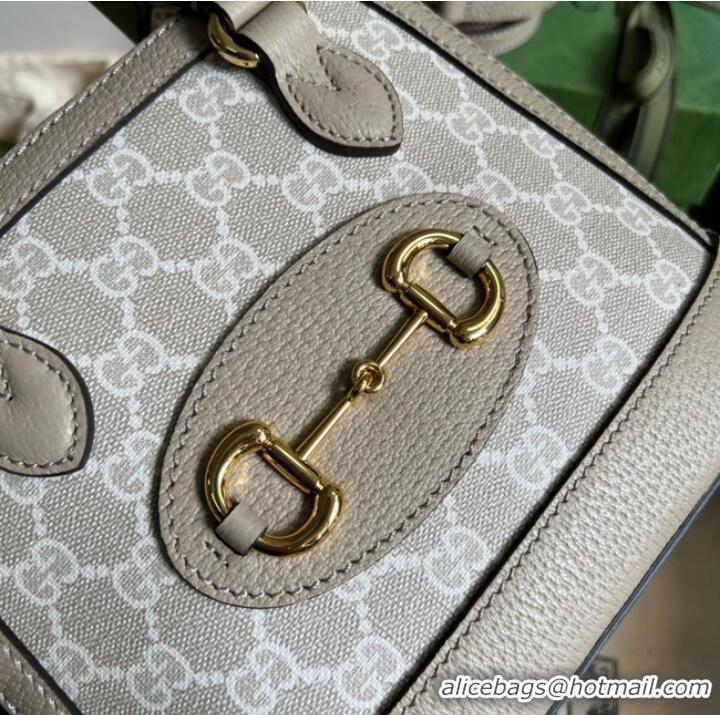 Super Quality Gucci Ophidia small top handle bag with Web 677212 Beige