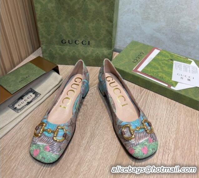 Purchase Gucci Tiger GG Canvas Ballet Flat 041335