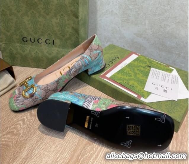 Purchase Gucci Tiger GG Canvas Ballet Flat 041335