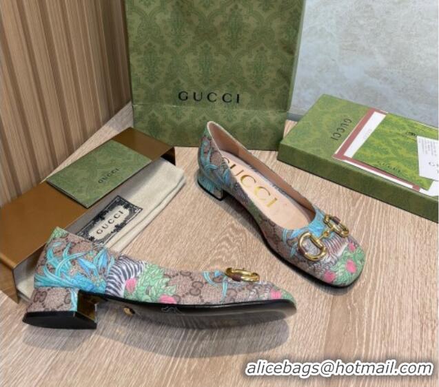 Purchase Gucci Tiger GG Canvas Ballet Flat 041335