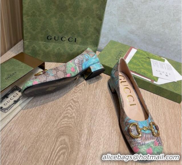 Purchase Gucci Tiger GG Canvas Ballet Flat 041335