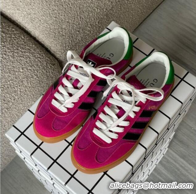 Good Quality Gucci x Adidas Gazelle Suede Sneakers Pink 0422106