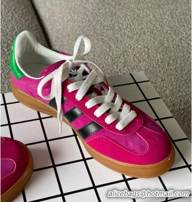 Good Quality Gucci x Adidas Gazelle Suede Sneakers Pink 0422106