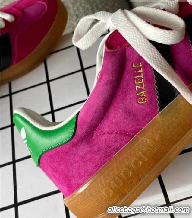 Good Quality Gucci x Adidas Gazelle Suede Sneakers Pink 0422106