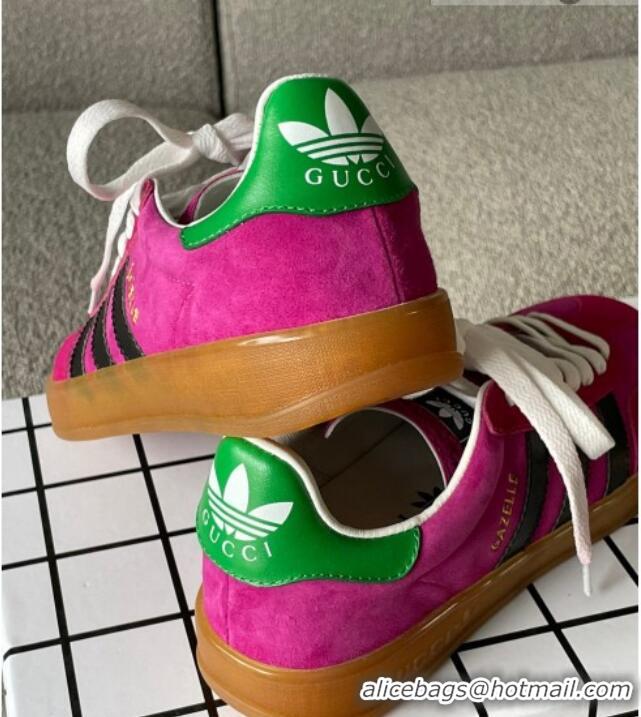 Good Quality Gucci x Adidas Gazelle Suede Sneakers Pink 0422106