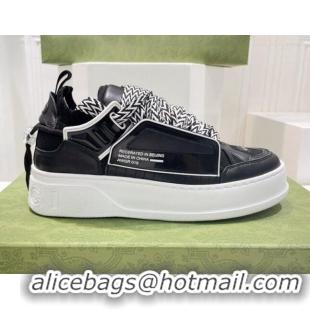 Purchase Gucci Calfskin Sneakers Black 0422118