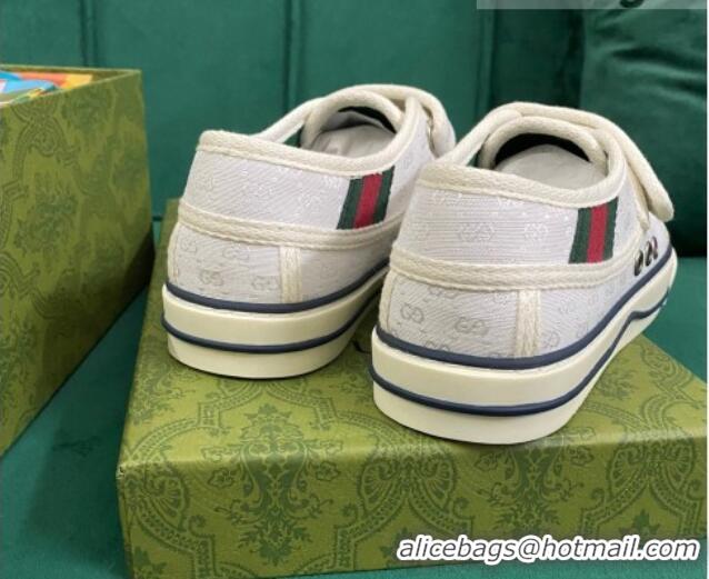 Lowest Price  Gucci Tennis 1977 GG Canvas Sneakers White 050720