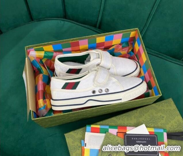 Lowest Price  Gucci Tennis 1977 GG Canvas Sneakers White 050720