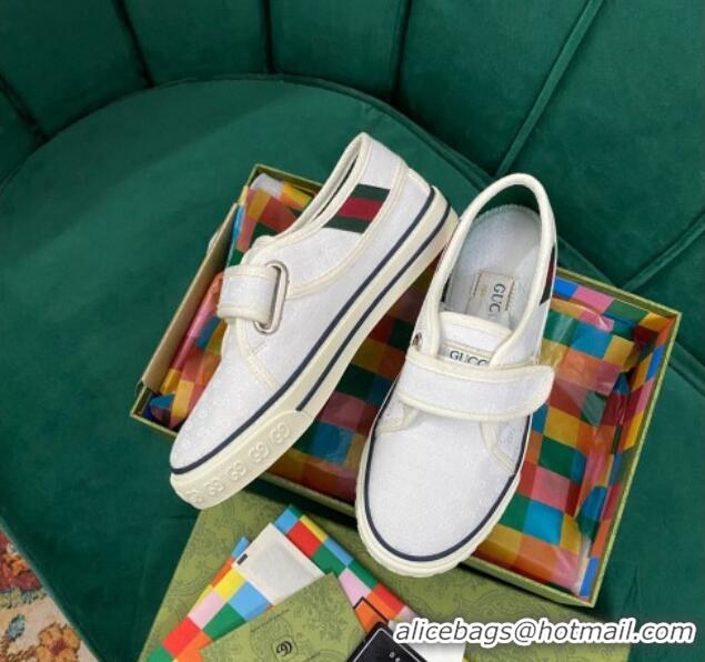 Lowest Price  Gucci Tennis 1977 GG Canvas Sneakers White 050720