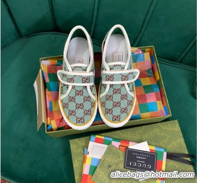 Grade Quality Gucci Tennis 1977 GG Canvas Sneakers Green 050722