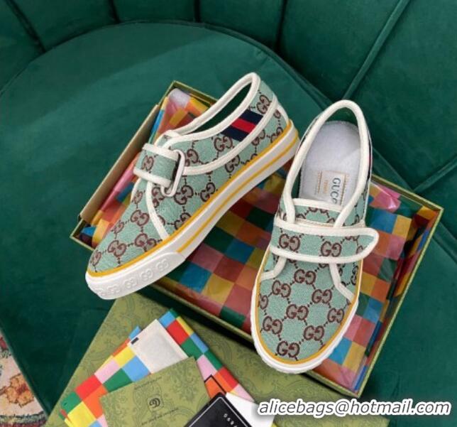 Grade Quality Gucci Tennis 1977 GG Canvas Sneakers Green 050722