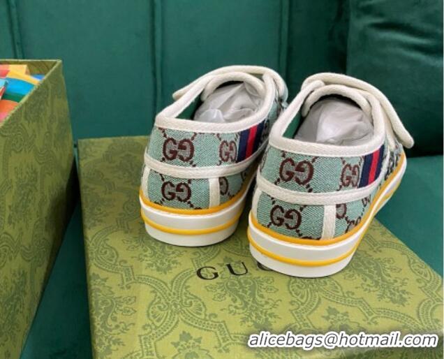 Grade Quality Gucci Tennis 1977 GG Canvas Sneakers Green 050722