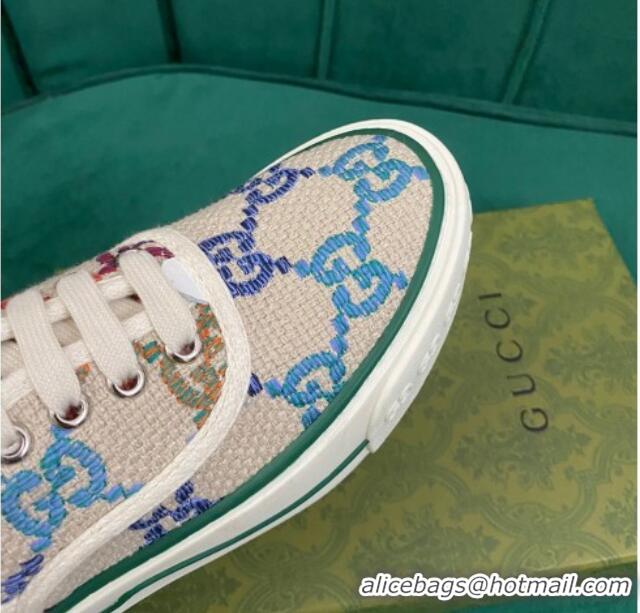 Sumptuous Gucci Tennis 1977 GG Canvas Sneakers White/Multicolor 050726