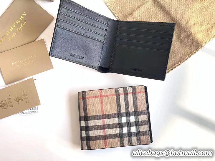 Cheap Grade Burberry 8 Card Slots Billfold Wallet BU8795