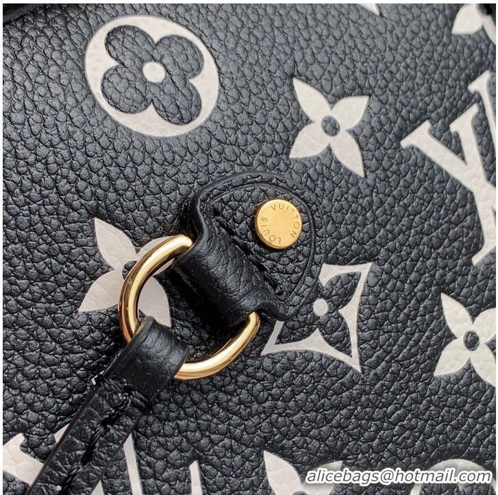 Unique Discount Louis Vuitton Monogram Empreinte NEVERFULL MM M46103 Black&White