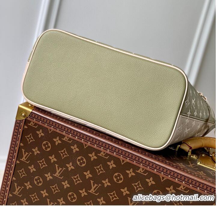 Reasonable Price Louis Vuitton Monogram Empreinte NEVERFULL MM M46102 Green&Gray