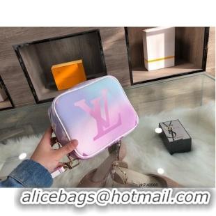 Fashion Discount Louis Vuitton Colorful Handbag Wash Bag 40066 Pink&Blue