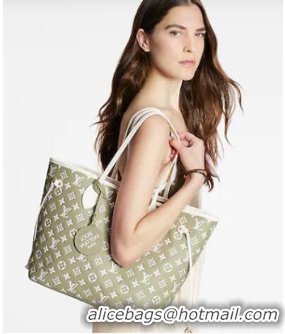 Low Cost Louis Vuitton NEVERFULL MM M46103 Khaki Green