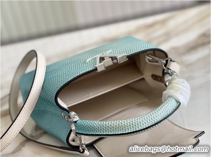 Buy Discount Louis Vuitton CAPUCINES MINI M59268 sky blue