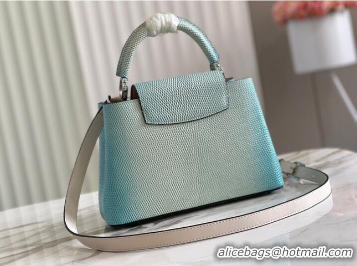 Grade Quality Louis Vuitton CAPUCINES BB M59266 sky blue