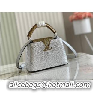 Shop Promotional Louis Vuitton CAPUCINES MINI M59268 silver