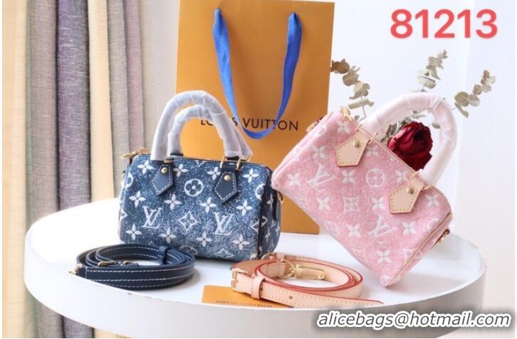 Top Quality Louis Vuitton NANO SPEEDY M81213 pink