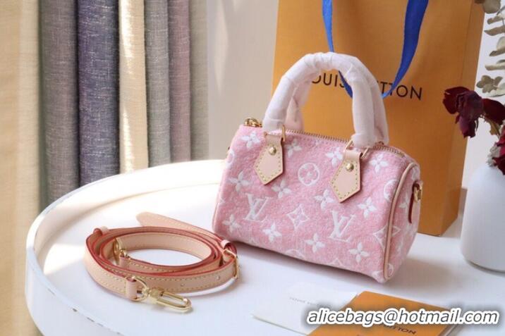 Top Quality Louis Vuitton NANO SPEEDY M81213 pink