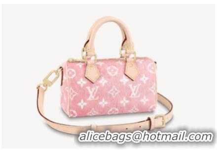 Top Quality Louis Vuitton NANO SPEEDY M81213 pink