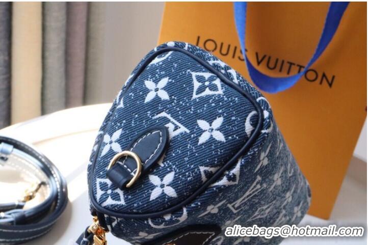 AAAAA Discount Louis Vuitton NANO SPEEDY M81213 blue