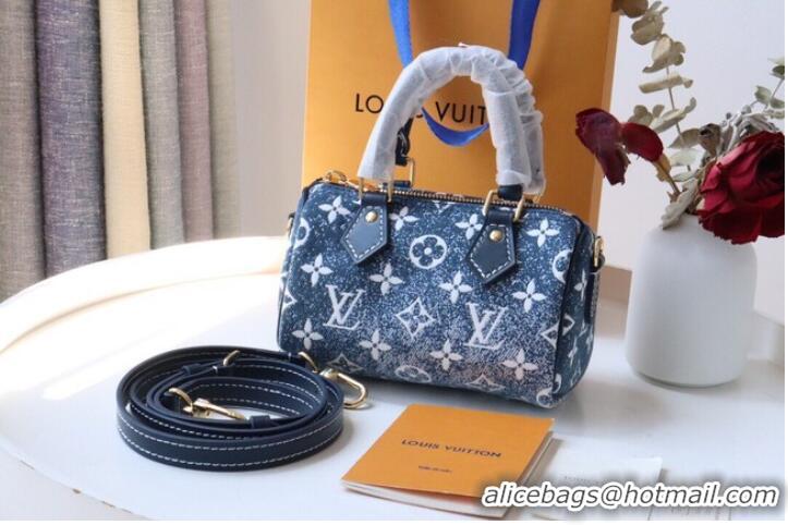 AAAAA Discount Louis Vuitton NANO SPEEDY M81213 blue