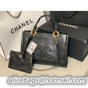 Reasonable Price Chanel Sheepskin Shoulder Bag AS3128 black