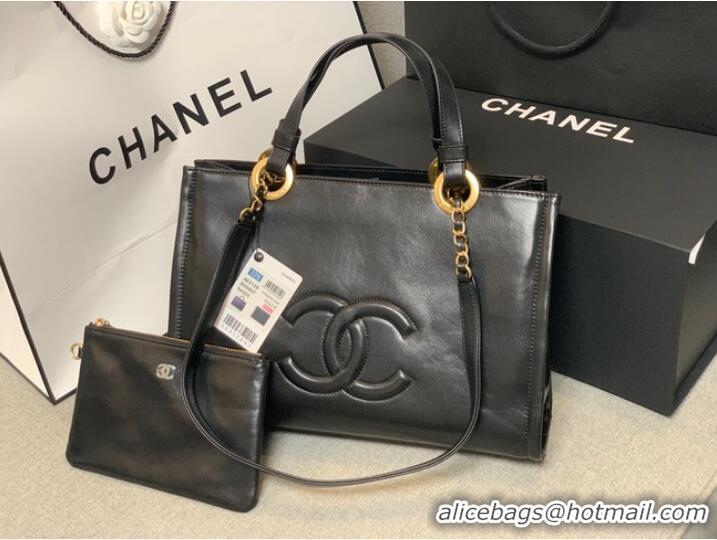 Reasonable Price Chanel Sheepskin Shoulder Bag AS3128 black