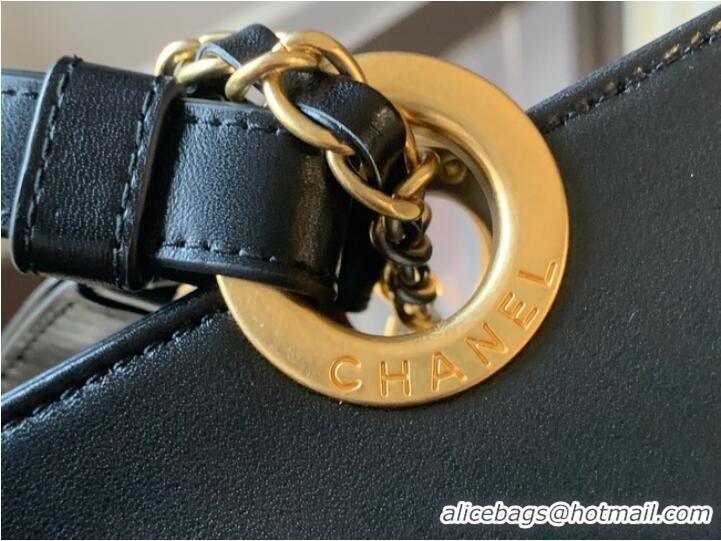 Reasonable Price Chanel Sheepskin Shoulder Bag AS3128 black