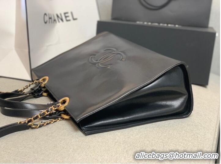 Buy Discount Chanel Sheepskin Shoulder Bag AS3129 black