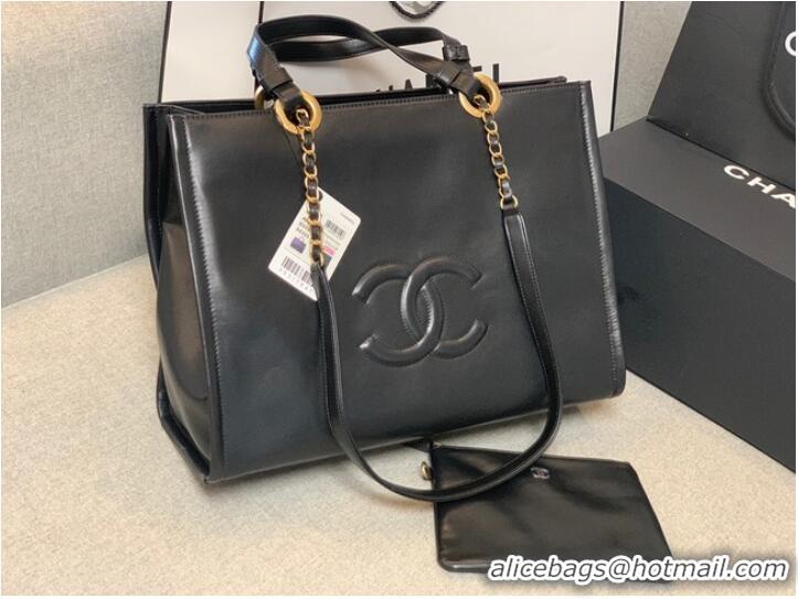 Buy Discount Chanel Sheepskin Shoulder Bag AS3129 black