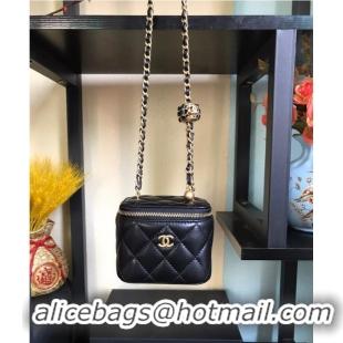 Top Quality Chanel mini Shoulder Bag Lambskin & Gold-Tone Metal AP2929 black