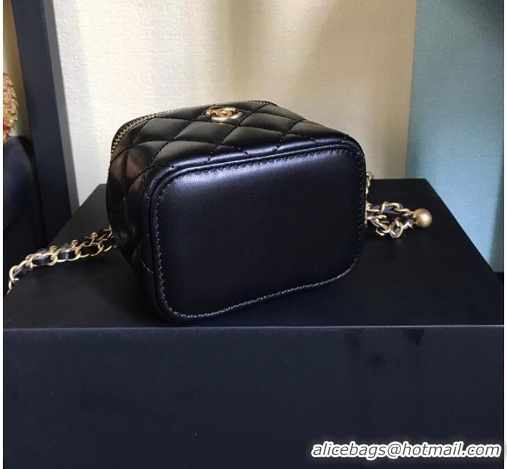 Top Quality Chanel mini Shoulder Bag Lambskin & Gold-Tone Metal AP2929 black