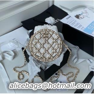 Top Quality Chanel Lambskin Shoulder Bag AP2685 white