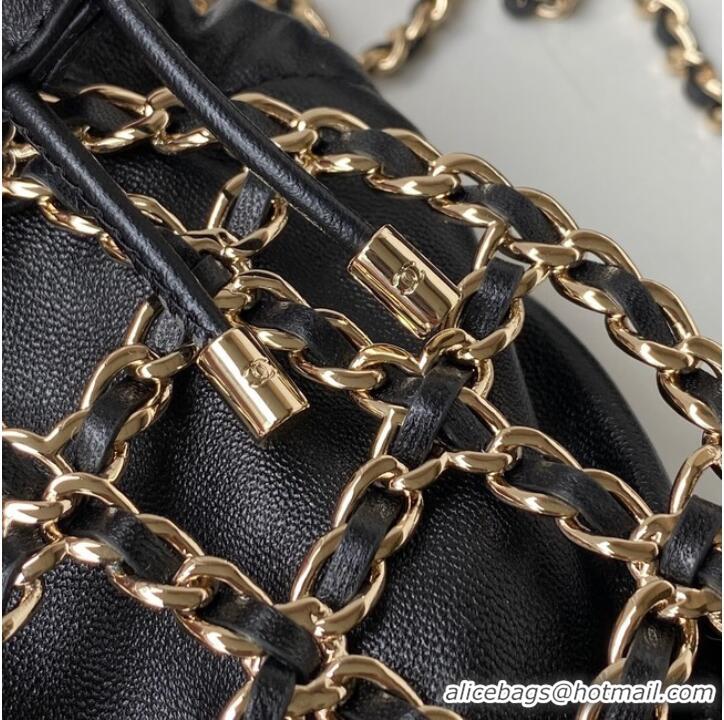 Wholesale Chanel Lambskin Shoulder Bag AP2685 black