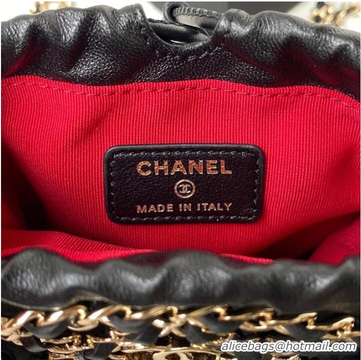 Wholesale Chanel Lambskin Shoulder Bag AP2685 black